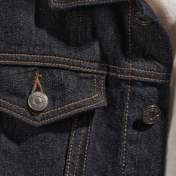 Primary Color Casual Denim Men's Classic Denim Jacket Coat Men's