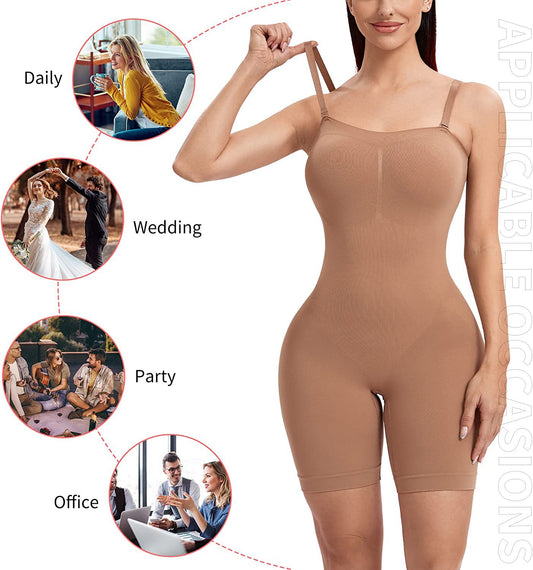 Women's Breasts Support Push Up Corset One-piece Girdle Detachable Shoulder Strap Tight Corset