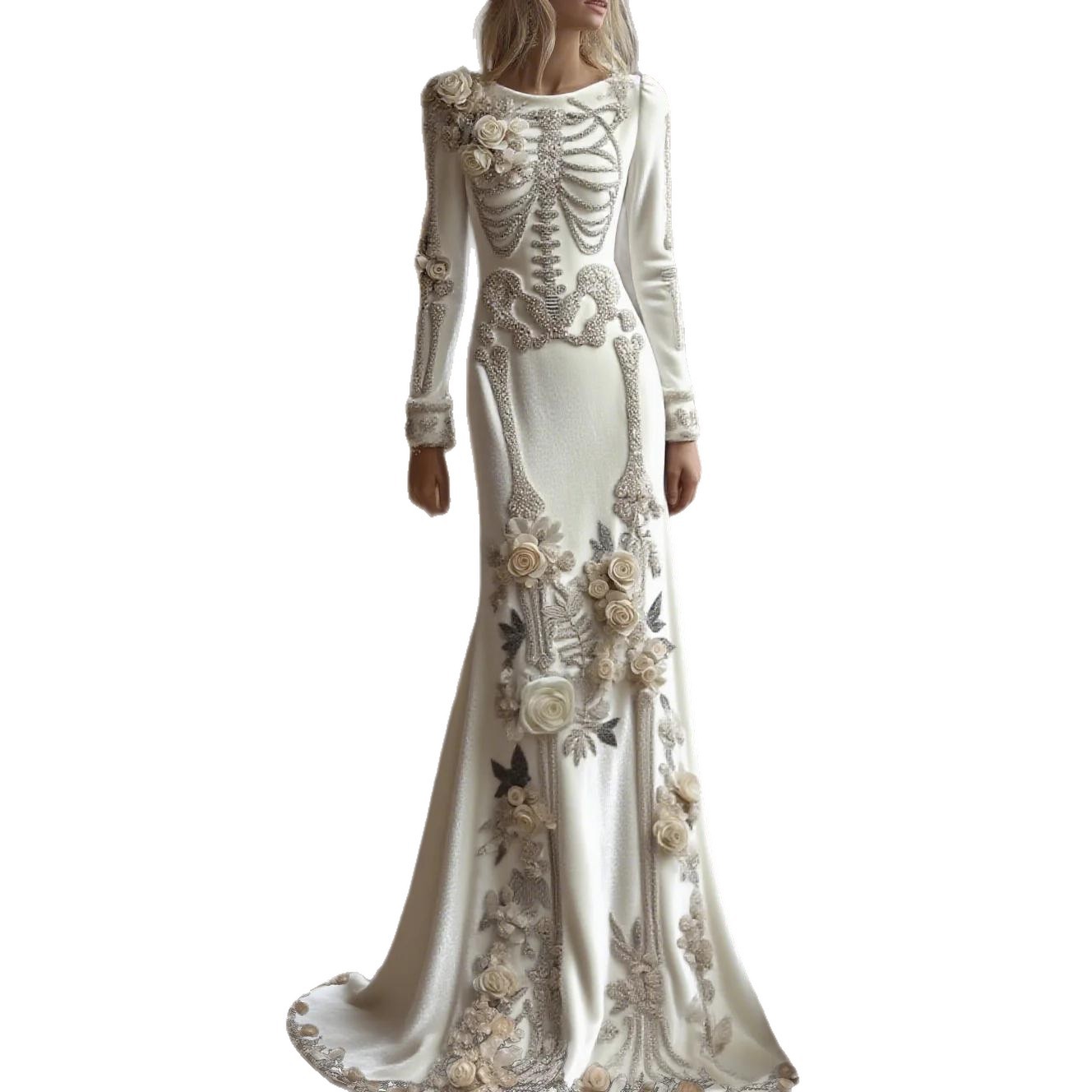 Elegant Long Dress For European And American Socialites For Halloween