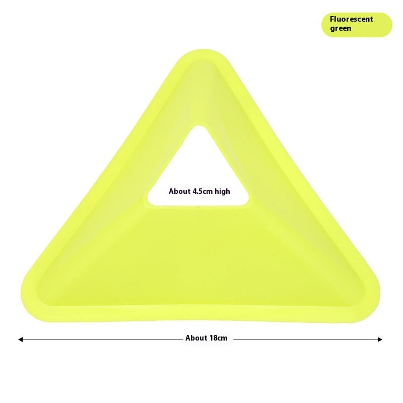 Triangle Sign Plate Training Obstacle Sign Plate
