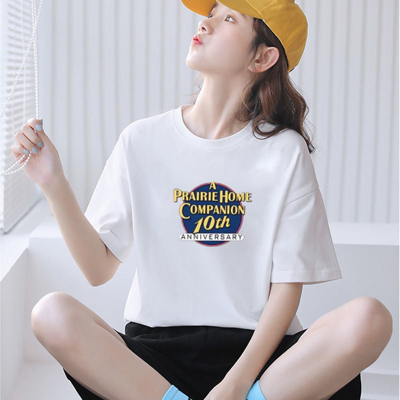 Watermelon Home Summer Short Sleeve T-shirt For Women