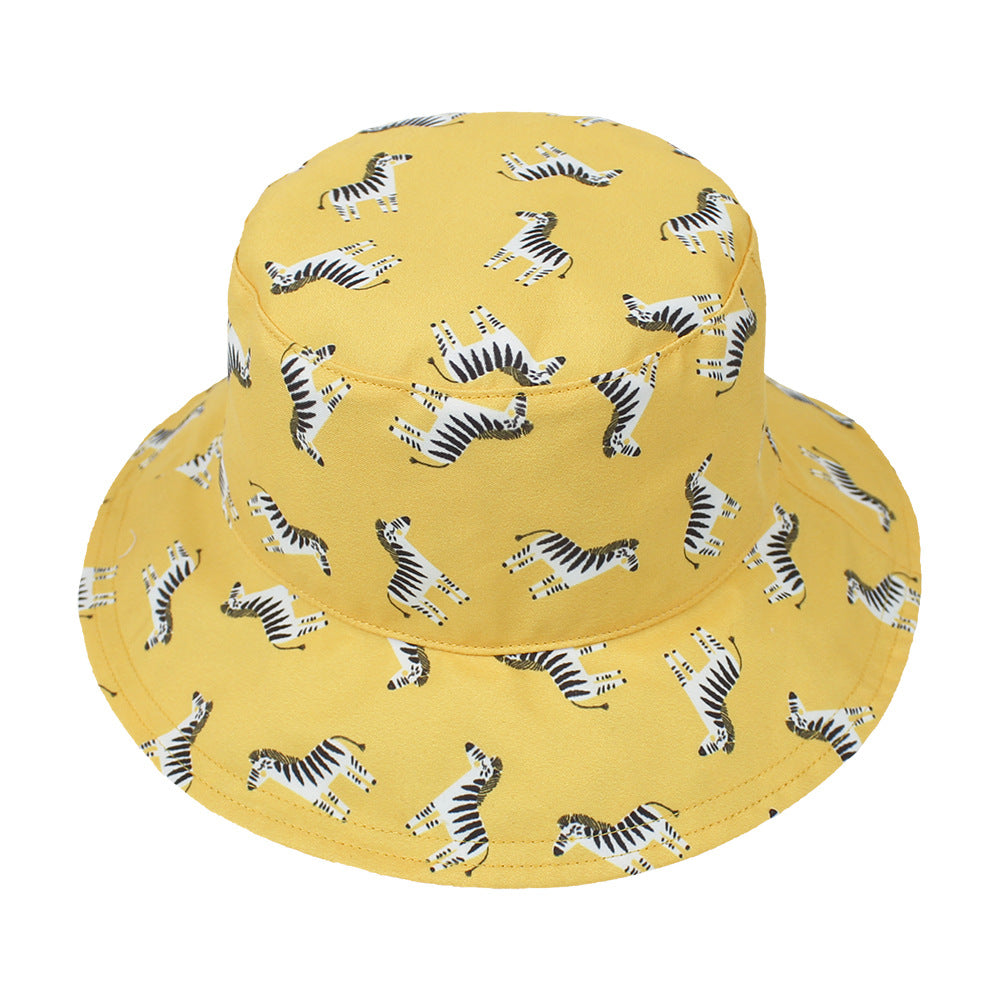 Children's Sun Double-sided Baby Bucket Hat