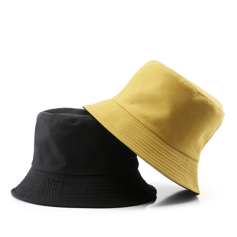 Solid Color Fisherman's Outdoor Sunscreen Shading Sun Hat Basin Hat