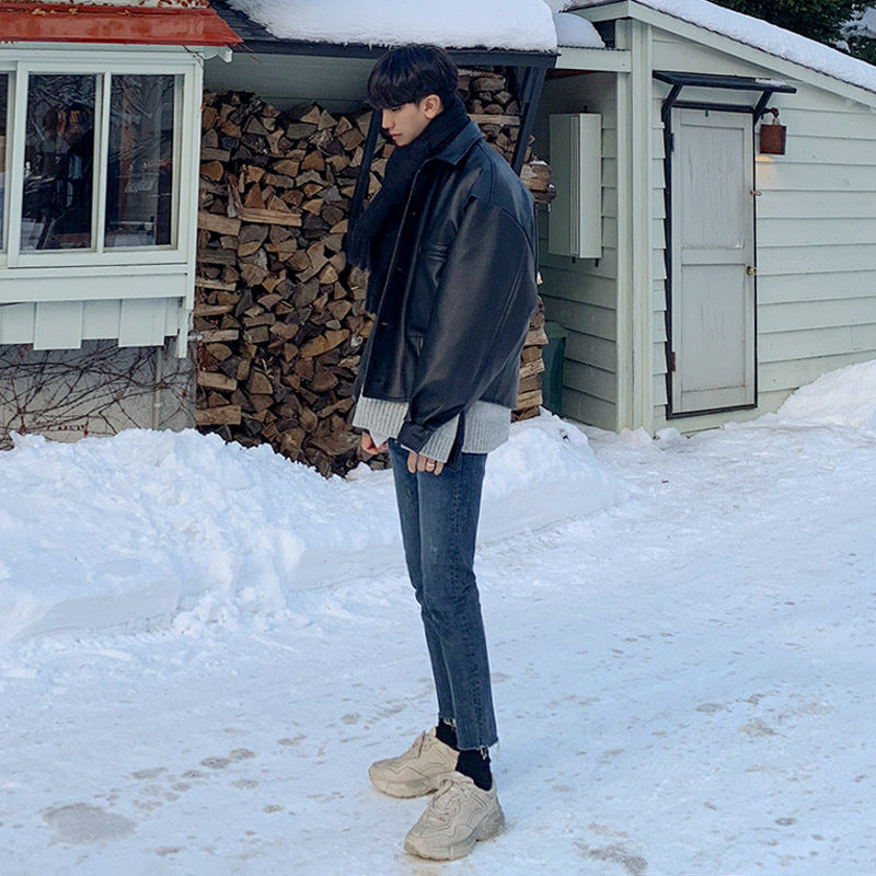 Tynd Termisk Flerlommet Trendy Frakke