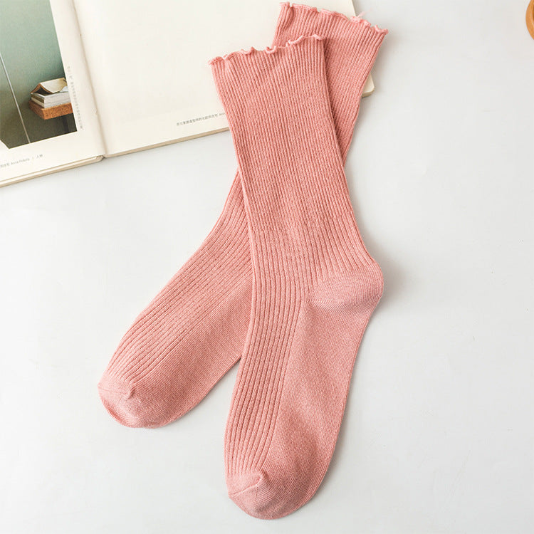 Japanese Autumn And Winter Cotton Socks Thin Section