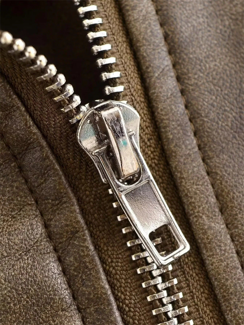 Módní úzká halenka s páskem na zip