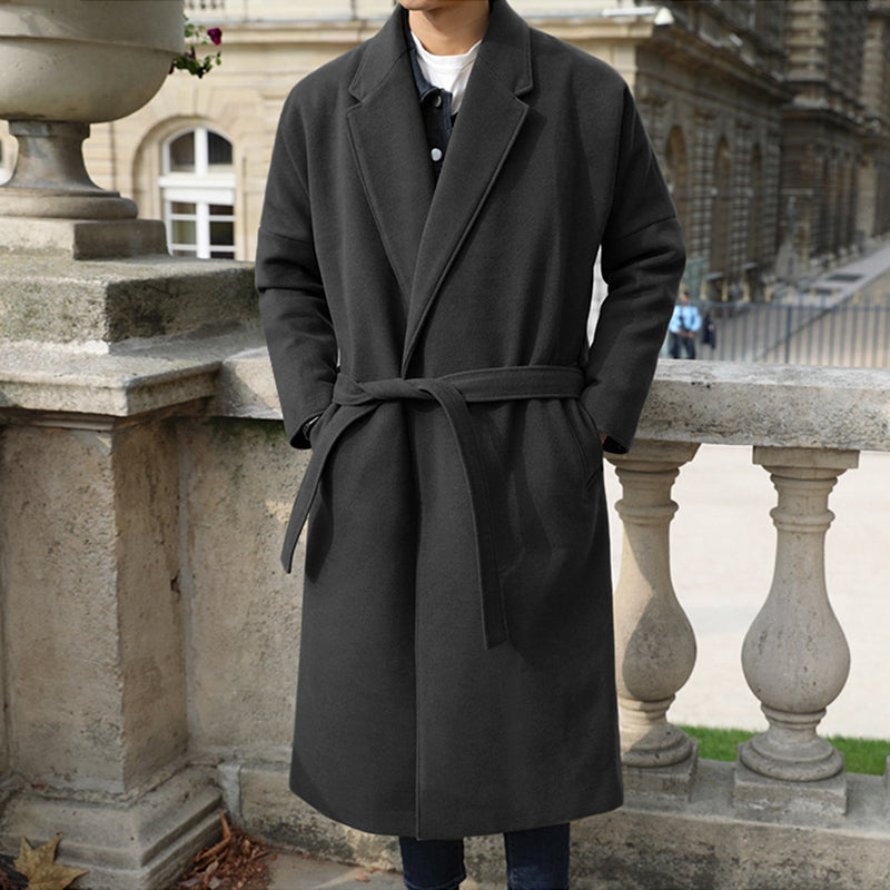 Men's Loose Thickened Warm Long Coat