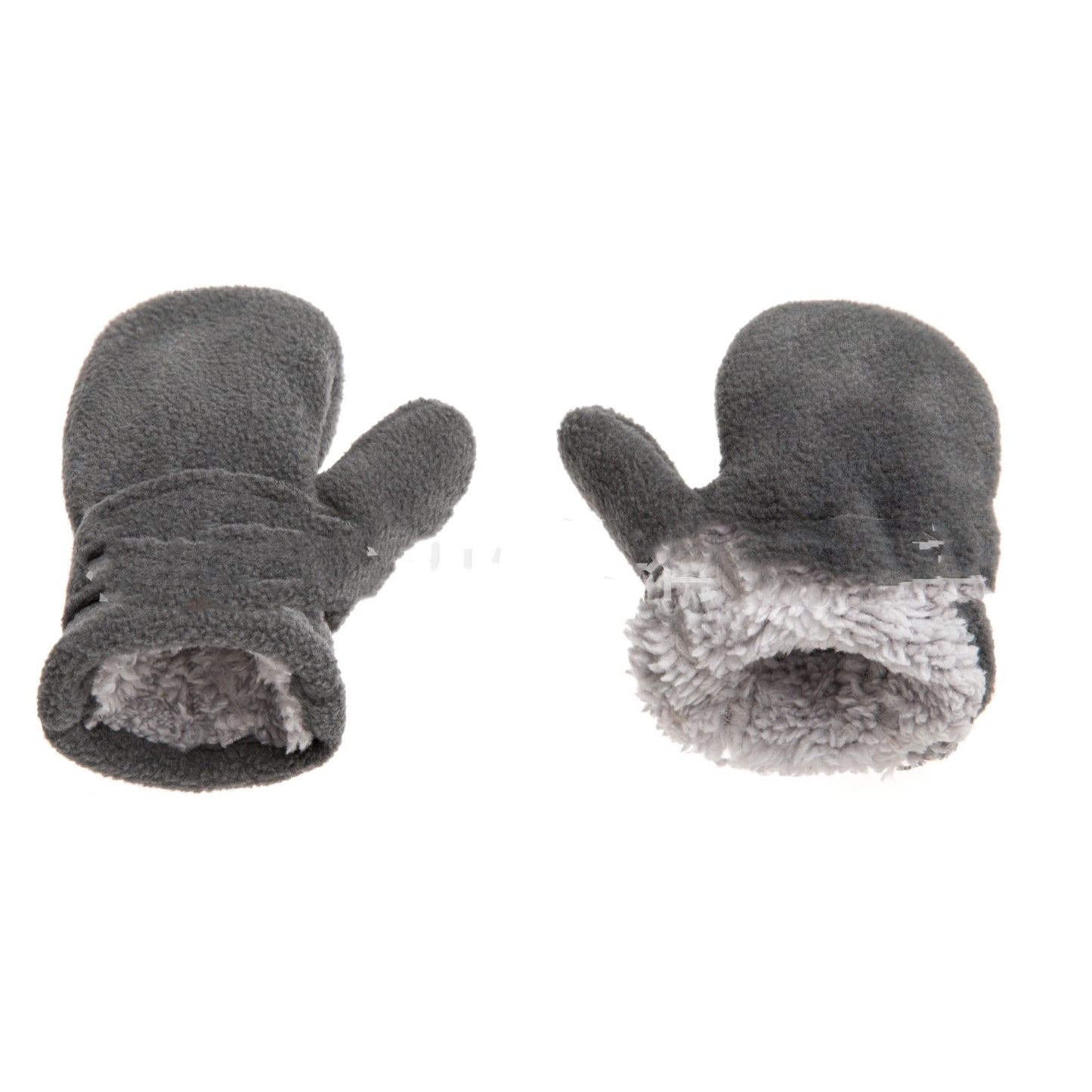 Børneluffer Polar Fleece Shu Bomuld Fleece Velcro Handsker