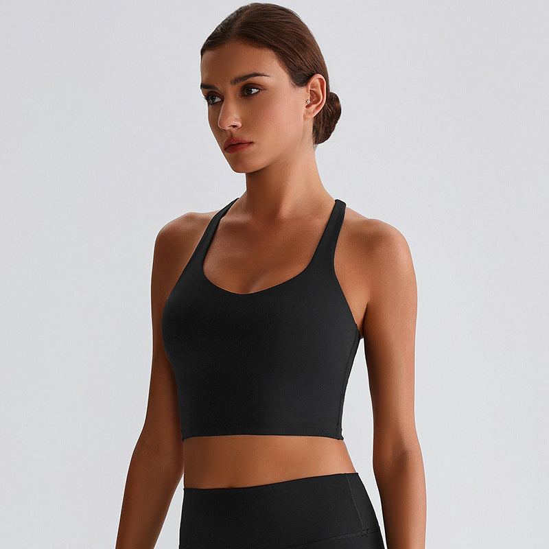Cross Back Wear Running Yoga Bra