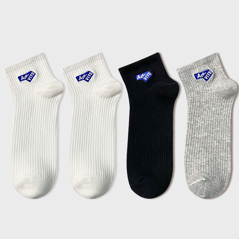 Cotton Deodorant And Sweat-absorbing Socks