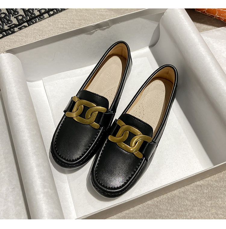 Soft Bottom Buckle Women's Platform Shoes