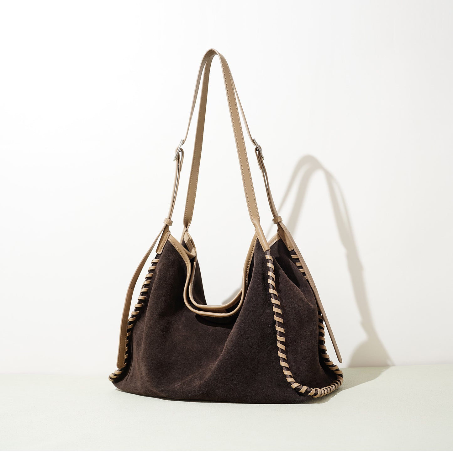 Womens Matte Leather Shoulder Commuter Crossbody Bag