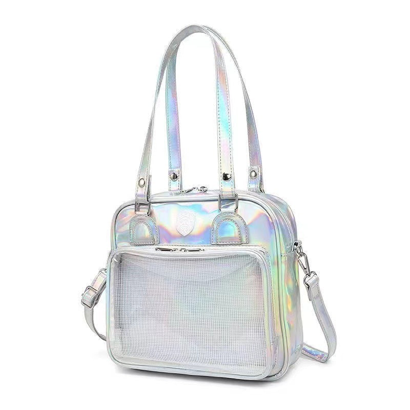 Original CONAI Bear Rabbit Cat Square Commuter Tote Messenger Bag