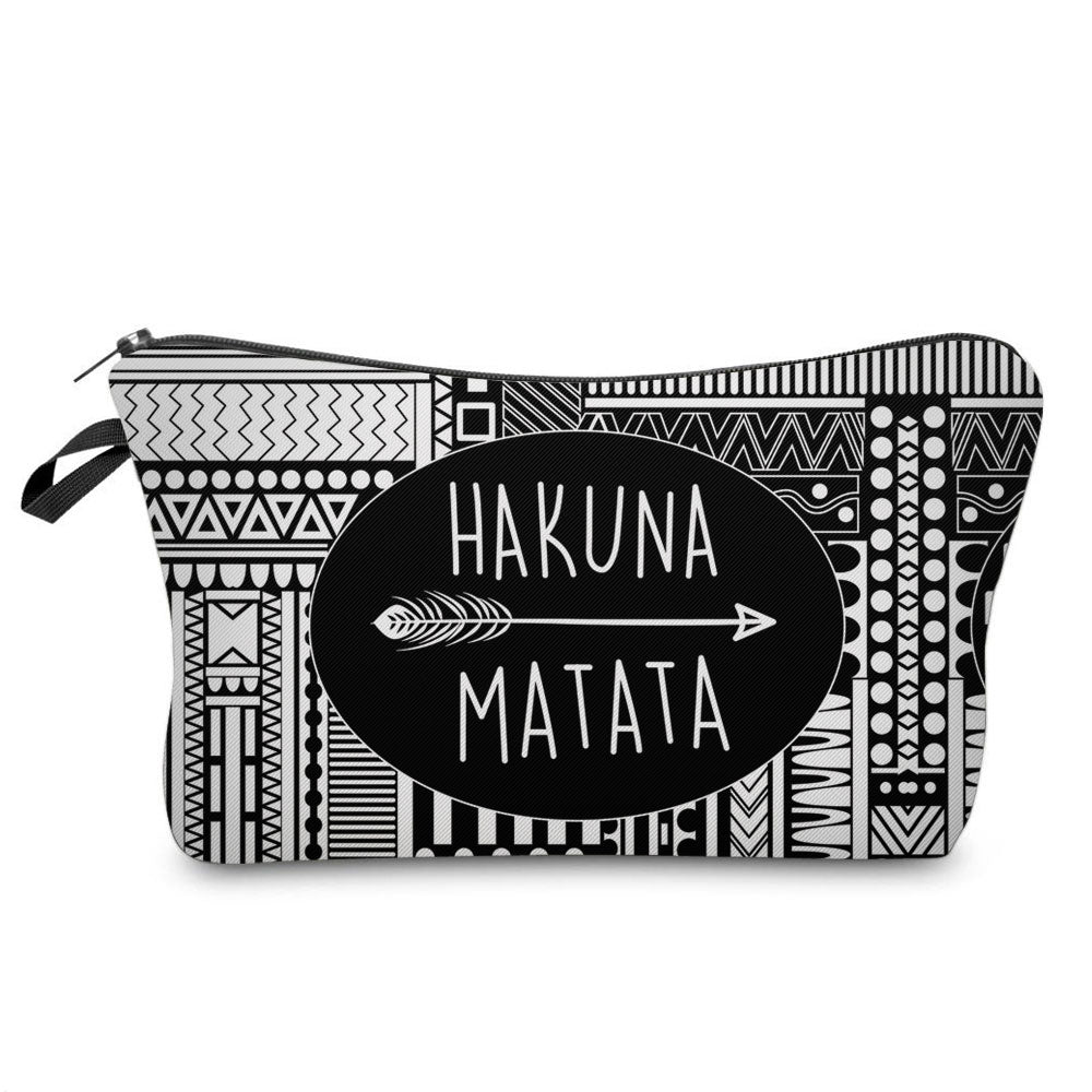 Creative Printing Portable Travel Wash Bag Large Capacity