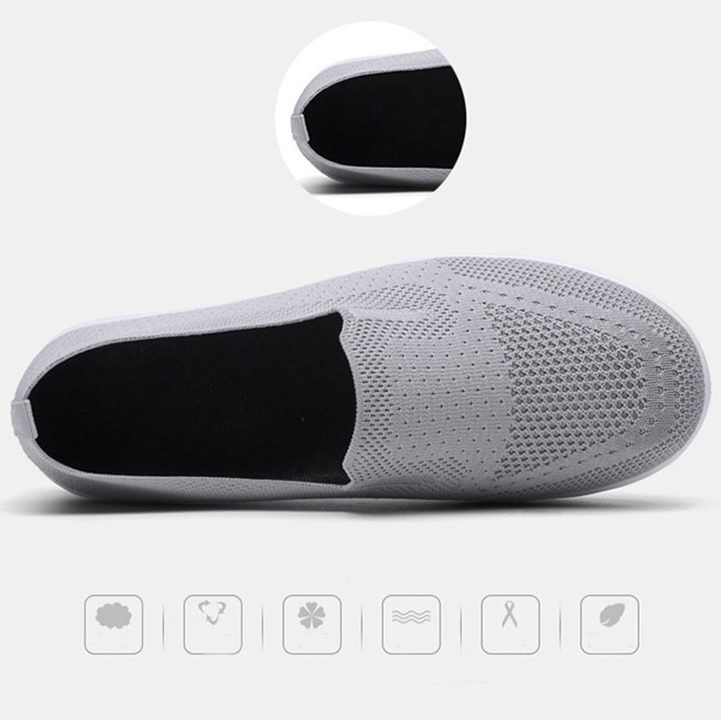 Mesh Air Cushion Gåsko til Damer Med Tykke Såler