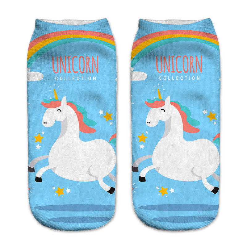 Digital Printing Women's Socks 3d