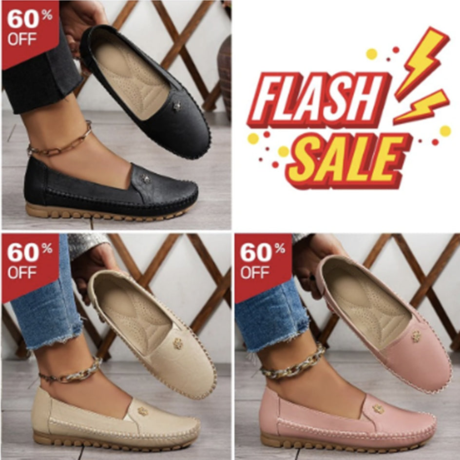 Plus Size Suture Laser Women's Flat-heeled Shoes