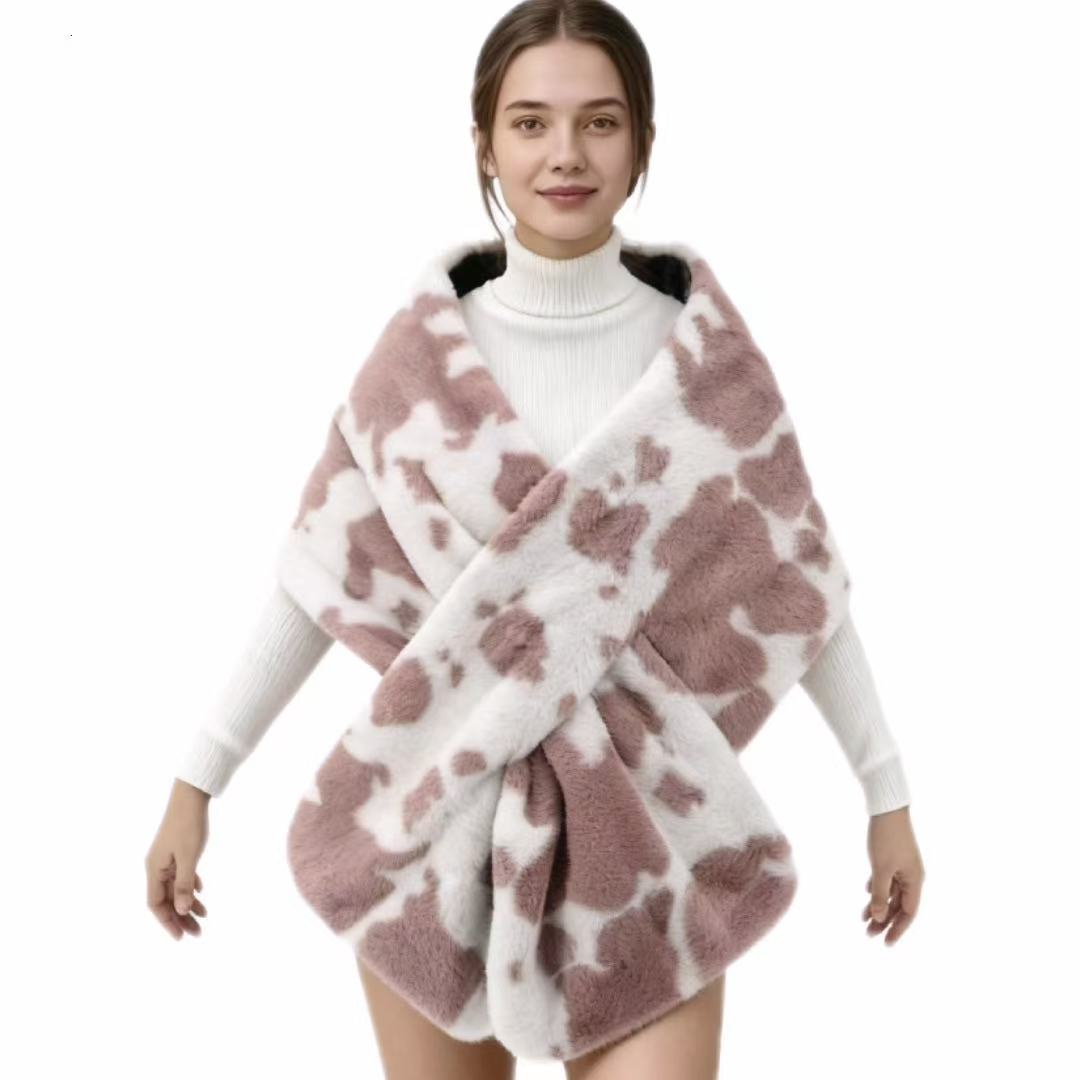Women's Plush Scarf Shawl