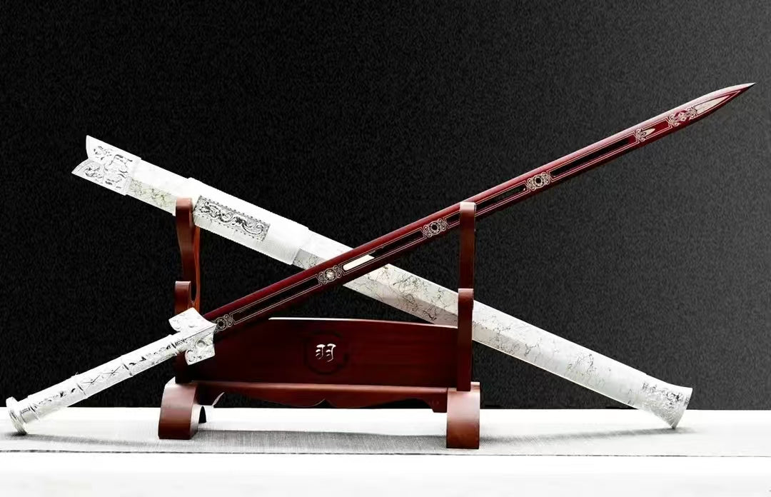 Xuanhong Sword One-piece High Manganese Steel Collectible Cold Weapon Unsharpened Not For Self-Defense