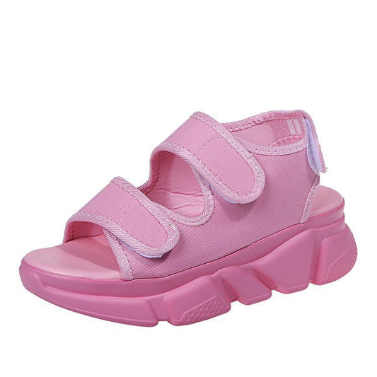 Velcro Casual Fish Mouth Sandals