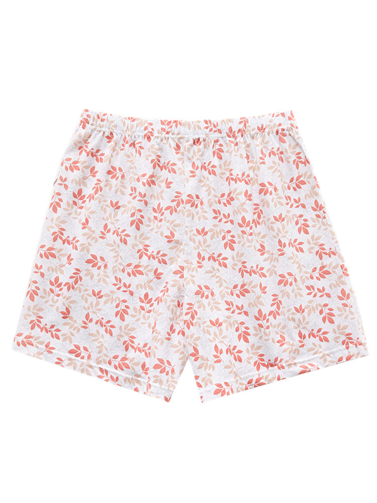 Underwear Ladies Pure Cotton Boxer Shorts Printed Shorts Middle-aged And Elderly Plus Fertilizer Plus Boxer Shorts