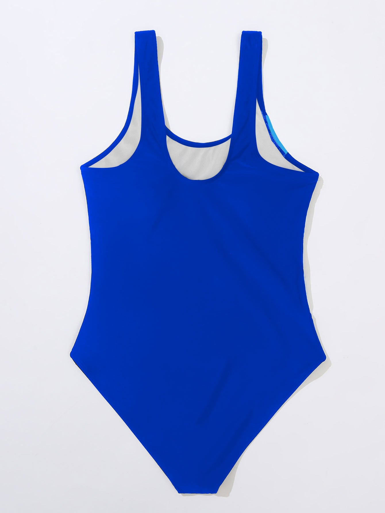 Women's Color Matching High Waist One-piece Bikini