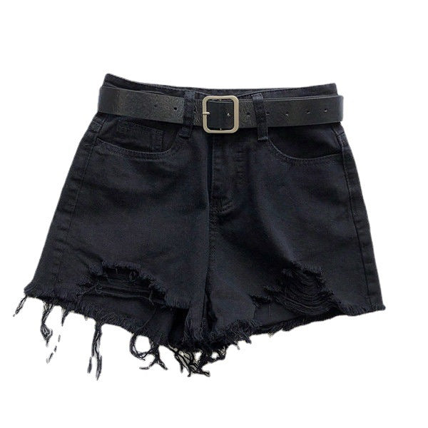 Spicy Girl Denim Shorts Arrival Slimming High-Waisted Style