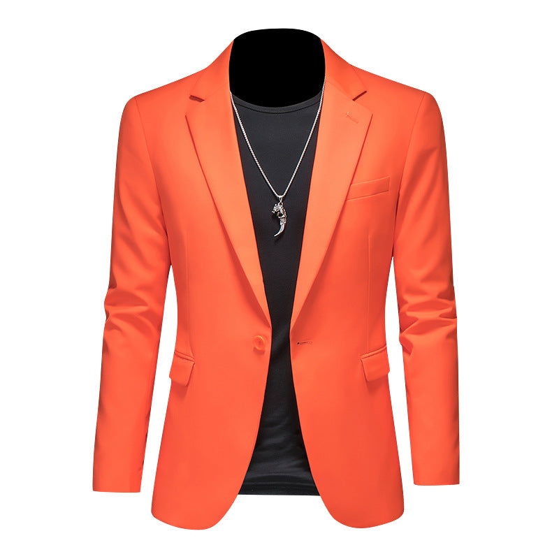 Men's Casual Plus Size Slim-fit Suit Jacket