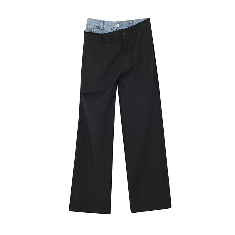 Men's Trousers With Wide Legs And Straight Legs Have Fashionable Design Sense