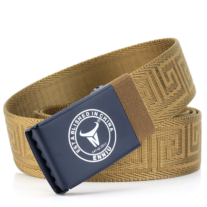 Nylon Outdoor Leisure Metal Buckle Belt