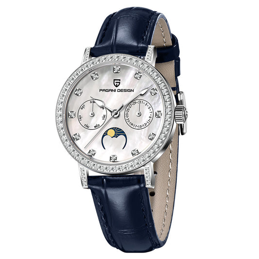 Quartz Women's Watch Multifunctional Waterproof Trend