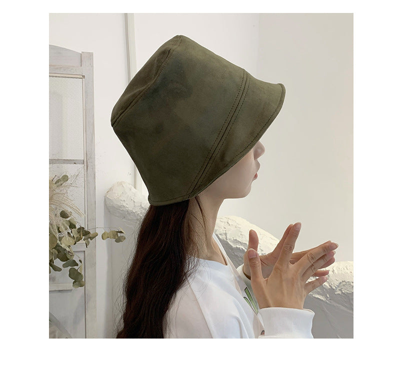 Solid Color Bucket Hat Male Tide Outdoor