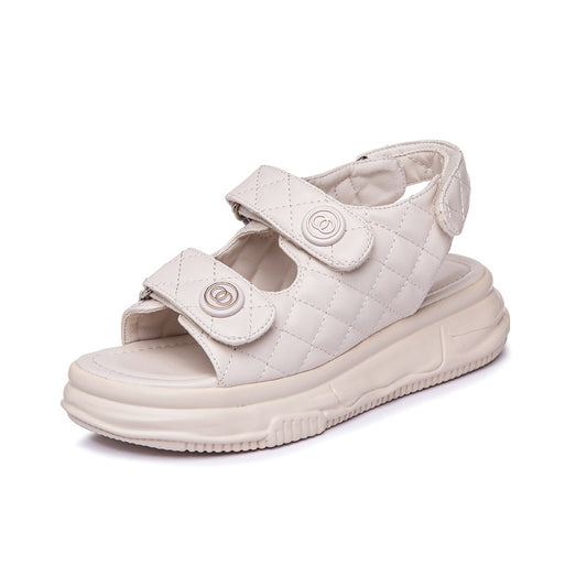 Velcro Small Fragrance Sports Beach Shoes Platform Roman