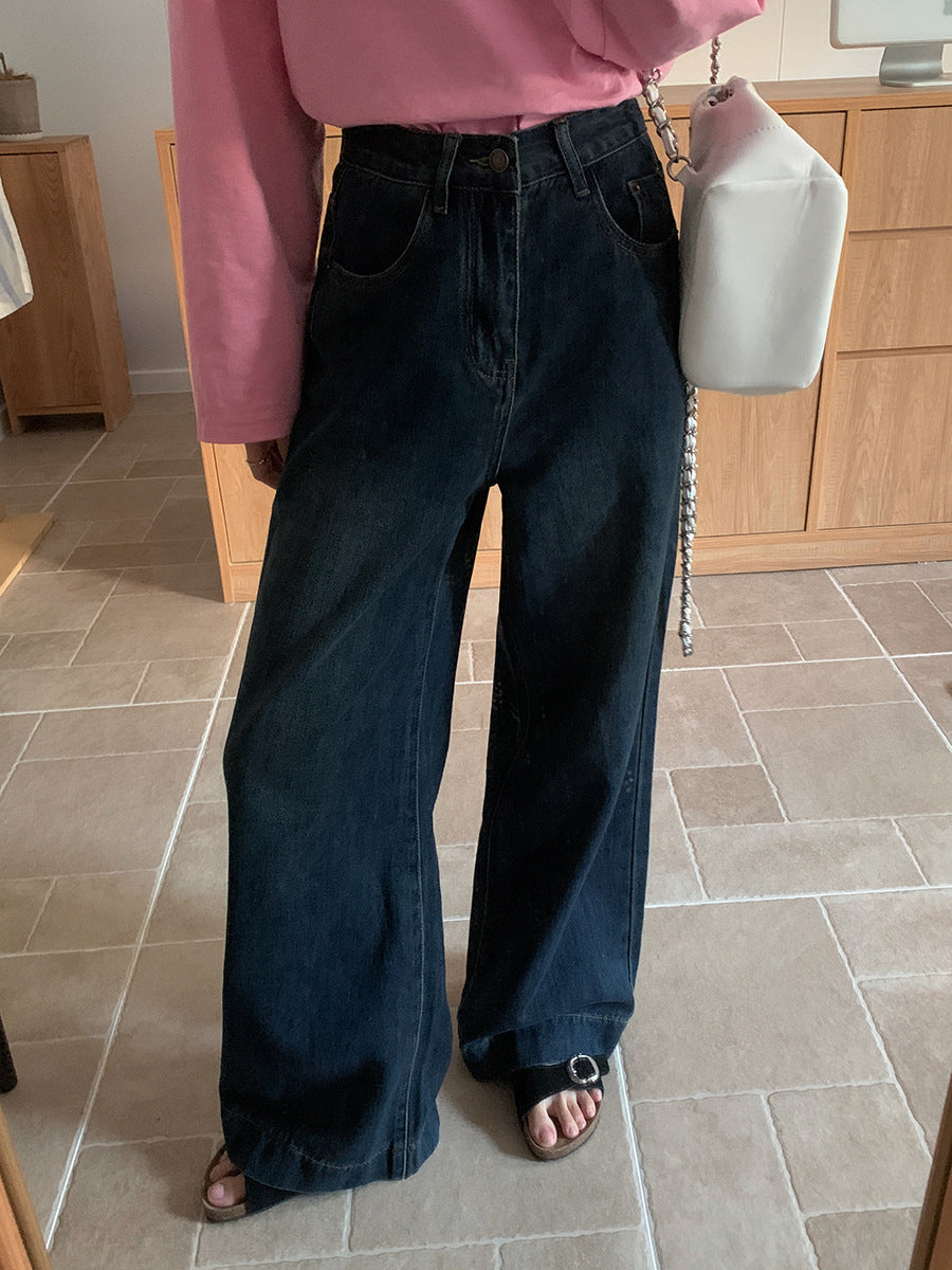Blue Vintage Straight Early Autumn Jeans