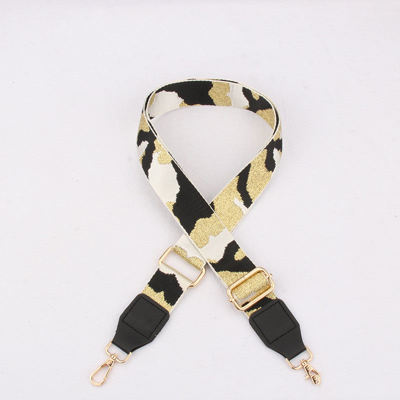 New Camouflage Webbing Thickened Wide Adjustable Bag Accessories