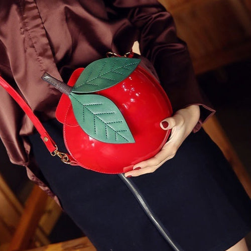 One-shoulder Crossbody Personalized Apple Women's Hard Shell Casual Backpack