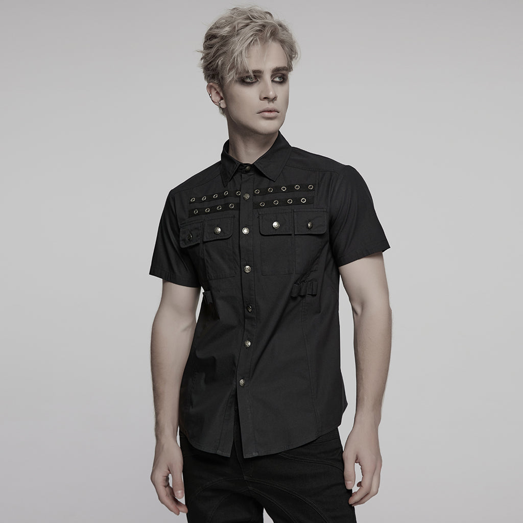 Punk State Original Menswear Street Rock Japanese Shirt