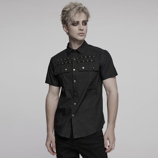Punk State Original Menswear Street Rock Japanese Shirt