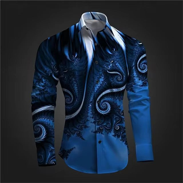 Fashion Casual Vintage Long Sleeve Shirt