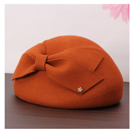 Woolen Beret British Retro Casual Woolen Hat