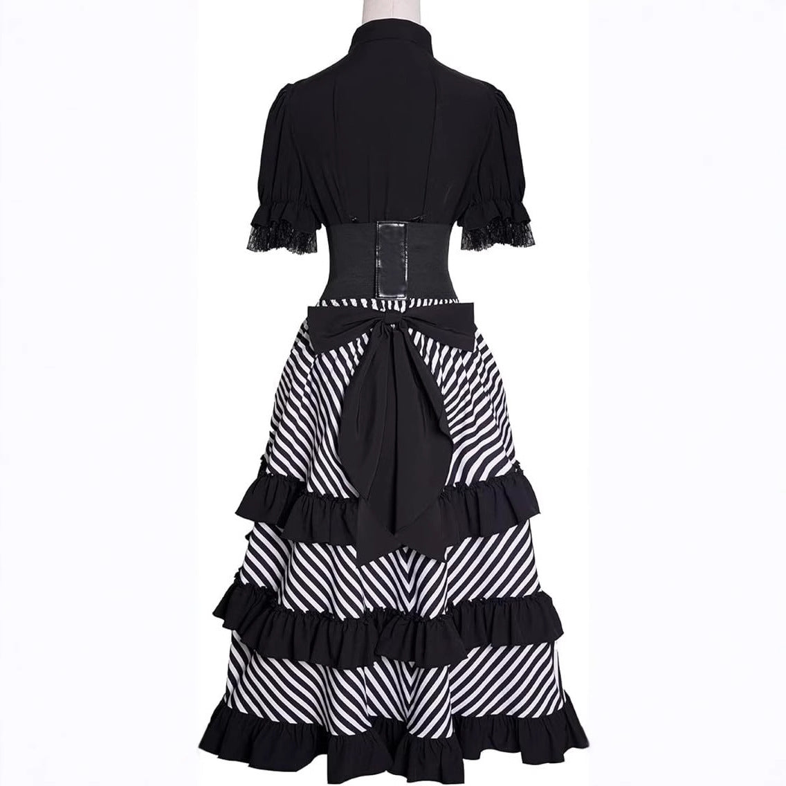 Artistic Retro Steampunk Gothic Skirt Set