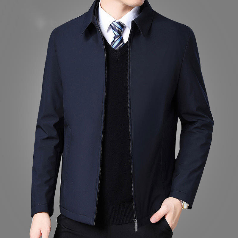 Men's Middle And Old Age Jacket Loose Coat