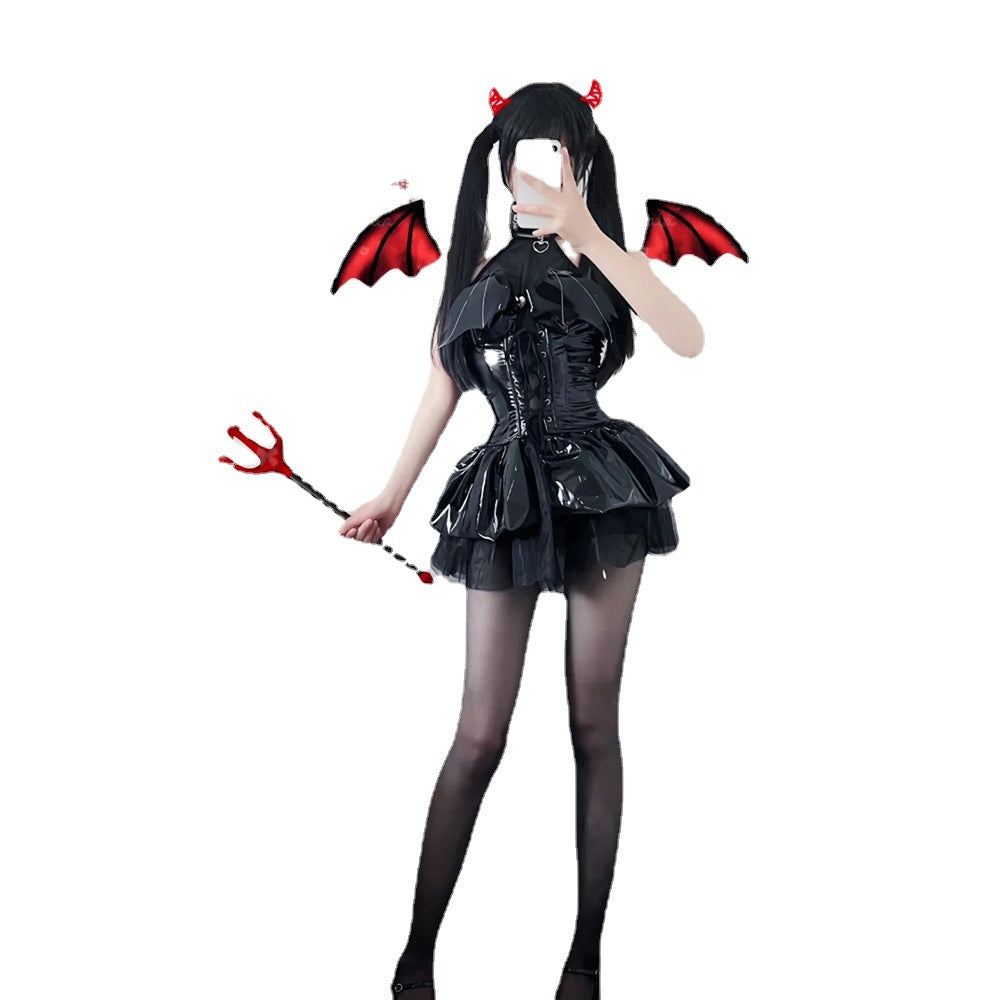 Two-dimensional Clothing Little Devil See-through Skirt