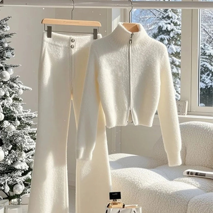 Womens Casual Sweater And Pants Set