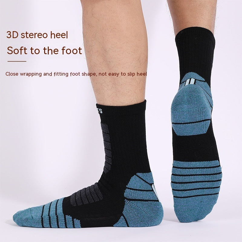 Men's And Women's Fashion Antibacterial Thickened Warm Wool Socks