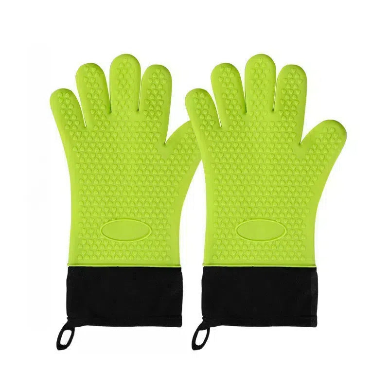 High-Temperature-Resistant, Non-Slip Thickened, Scald-Proof Kitchen Insulated Oven Mitts