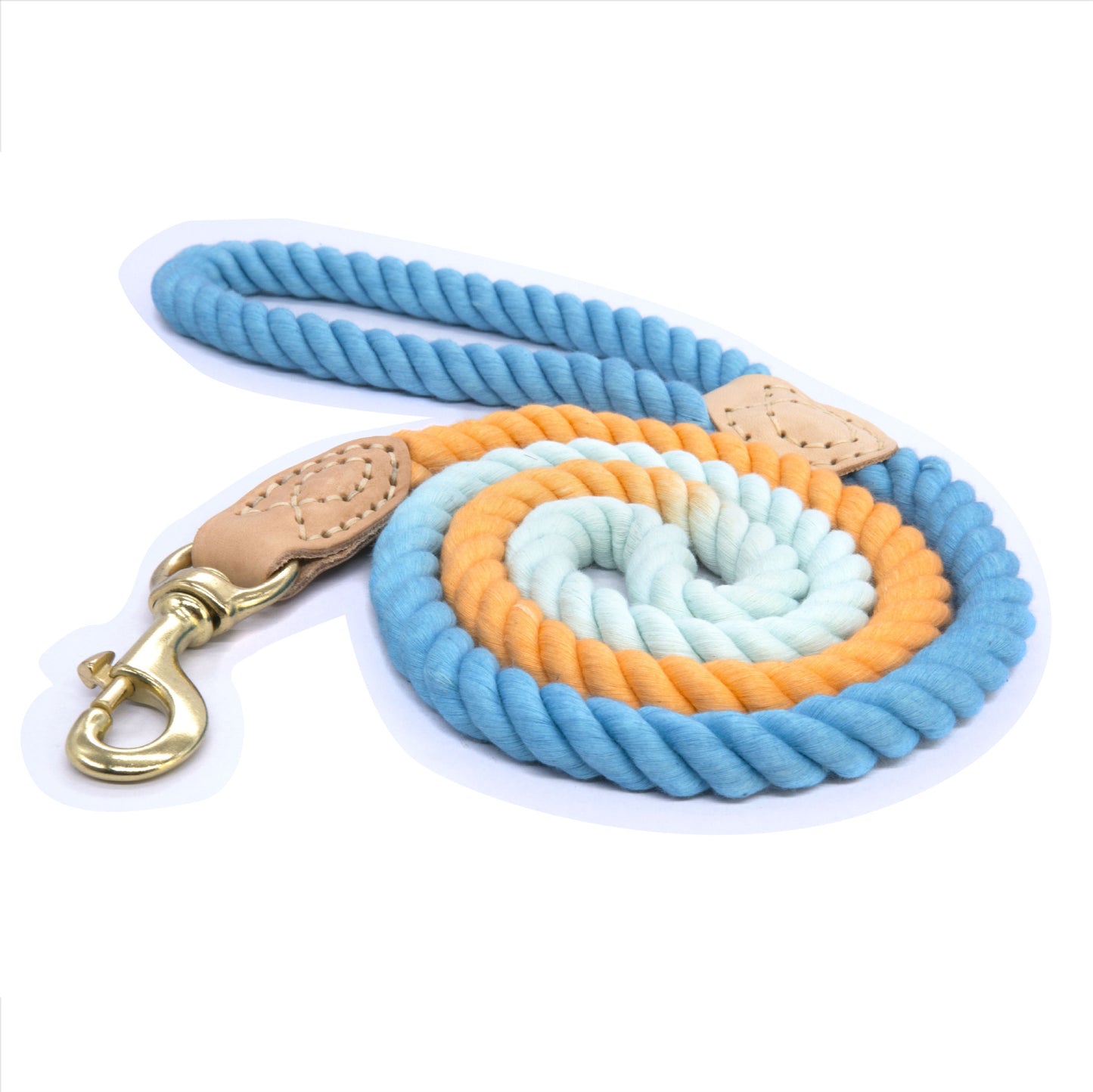 Cotton Segment Dyed Pet Hand Holding Rope Multifunctional