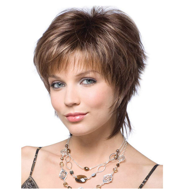 Women's Gradient Color Rose Mesh Wig