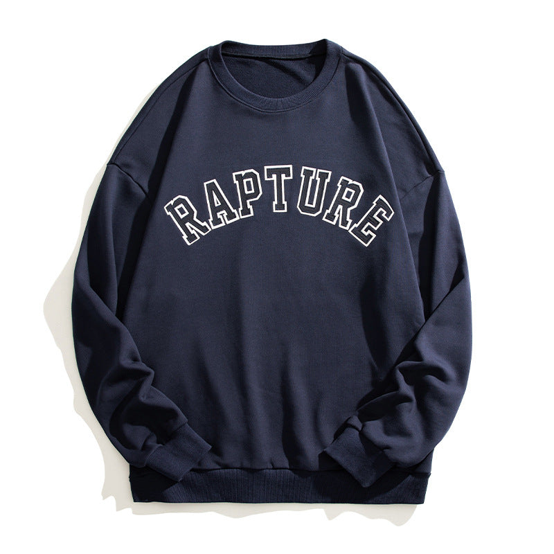 Letter Embroidery Tide Brand Sweater Autumn New Loose Couple Jacket