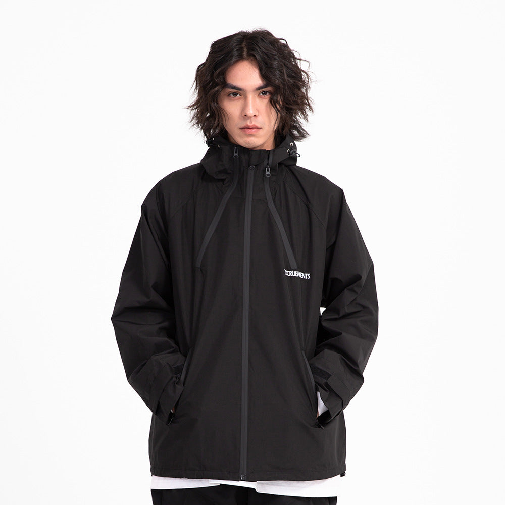 Functional Windproof Outdoor Sports Hooded Jacket Jacket